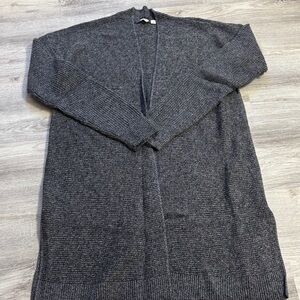 GAP Charcoal Knit Cardigan
